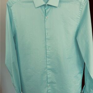 Men’s Van Heusen Aqua Dress Shirt